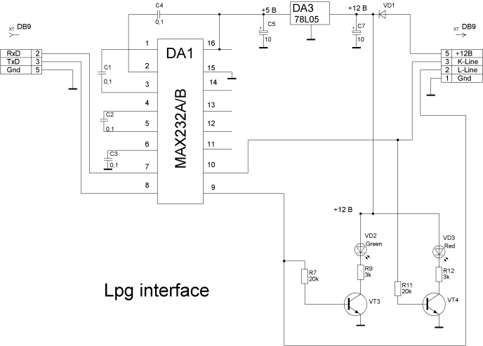 Адаптер 2K,L – линии, Lpg interface (набор деталей)