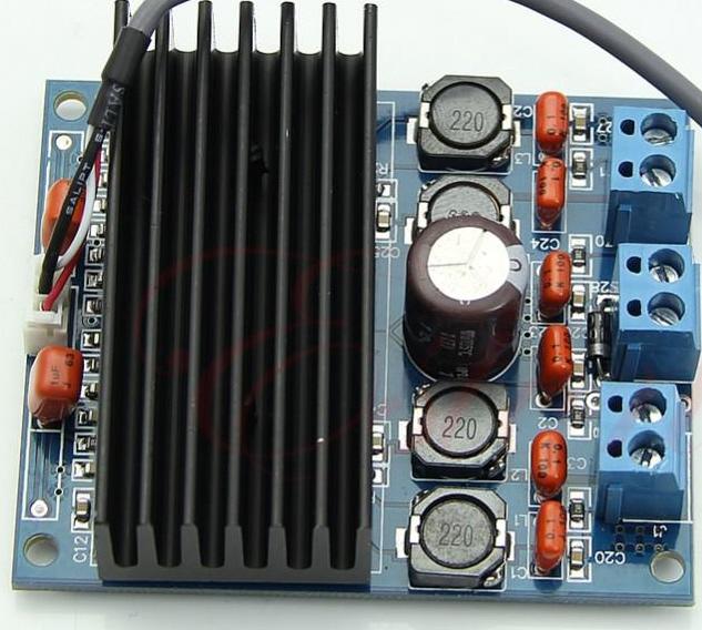 Стерео аудио усилитель 2х50W D-класса на базе TDA7492